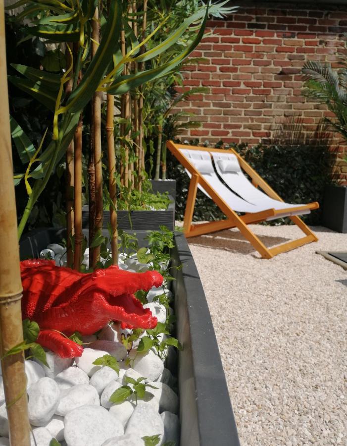 L'Escale Tropicale, Appartement Independant Avec Terrasse Privative Saint-Quentin  Buitenkant foto