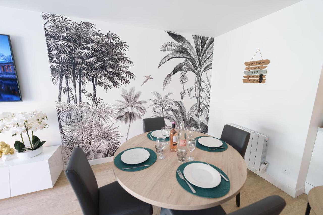 L'Escale Tropicale, Appartement Independant Avec Terrasse Privative Saint-Quentin  Buitenkant foto
