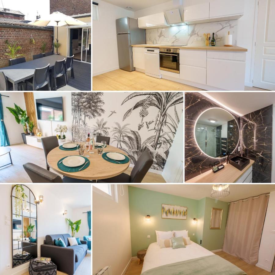 L'Escale Tropicale, Appartement Independant Avec Terrasse Privative Saint-Quentin  Buitenkant foto