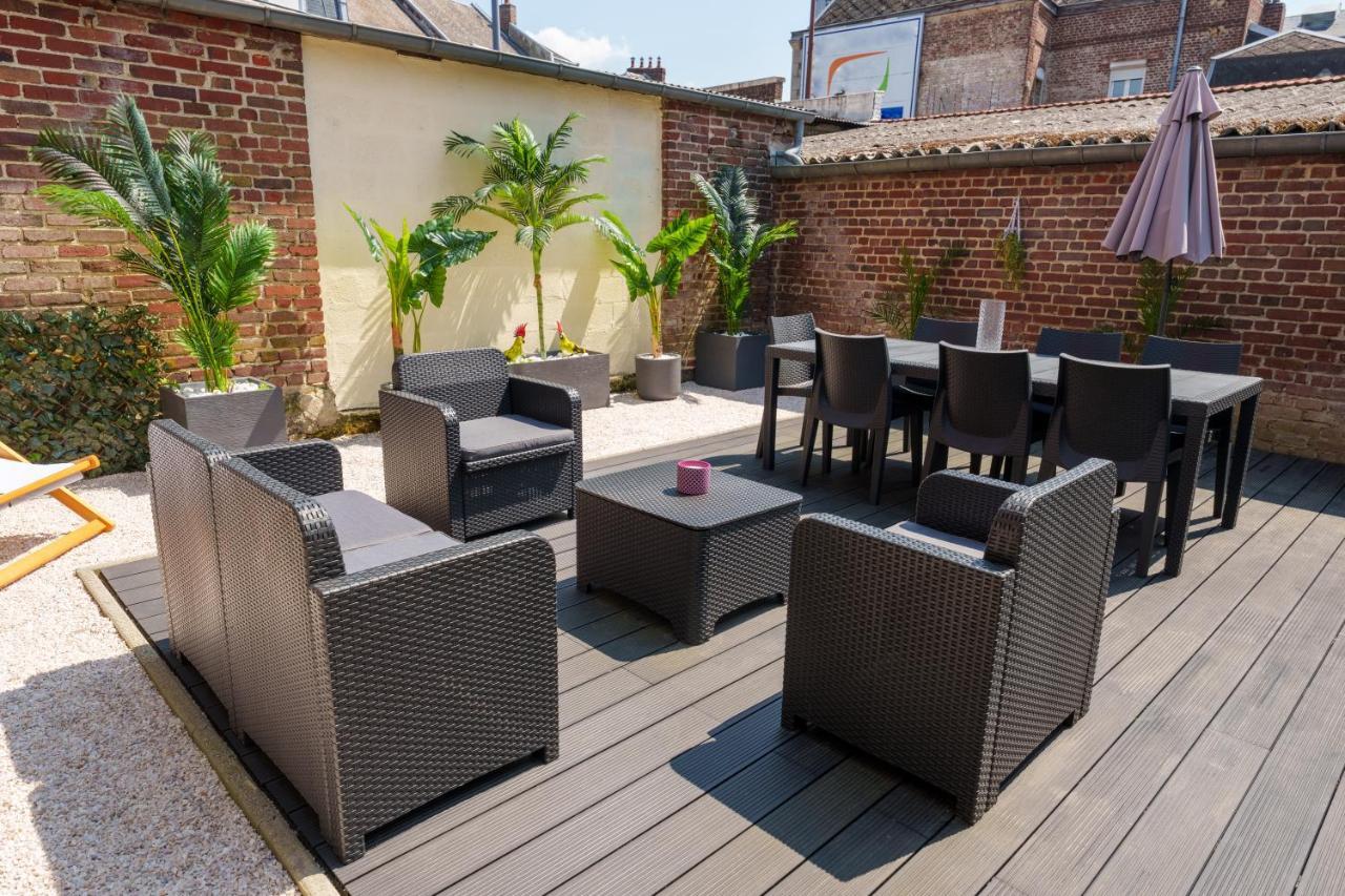 L'Escale Tropicale, Appartement Independant Avec Terrasse Privative Saint-Quentin  Buitenkant foto