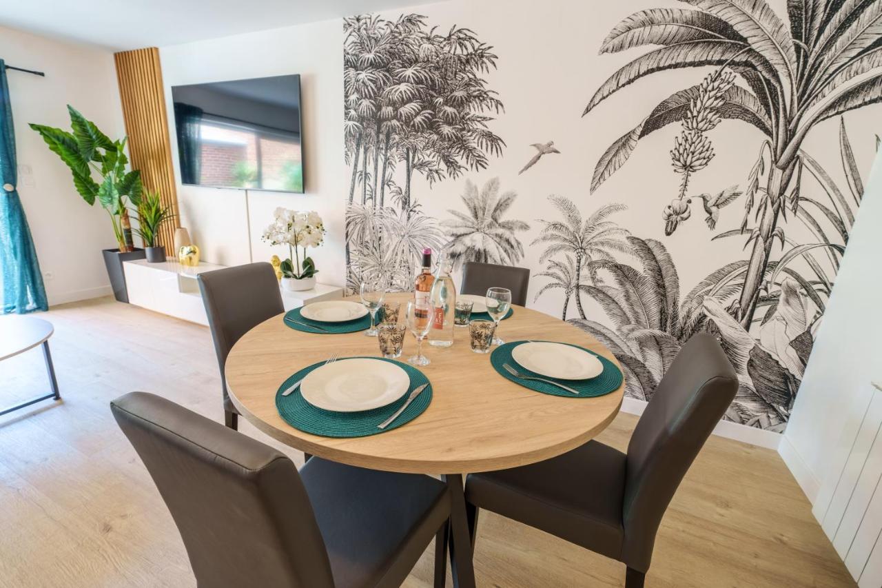 L'Escale Tropicale, Appartement Independant Avec Terrasse Privative Saint-Quentin  Buitenkant foto